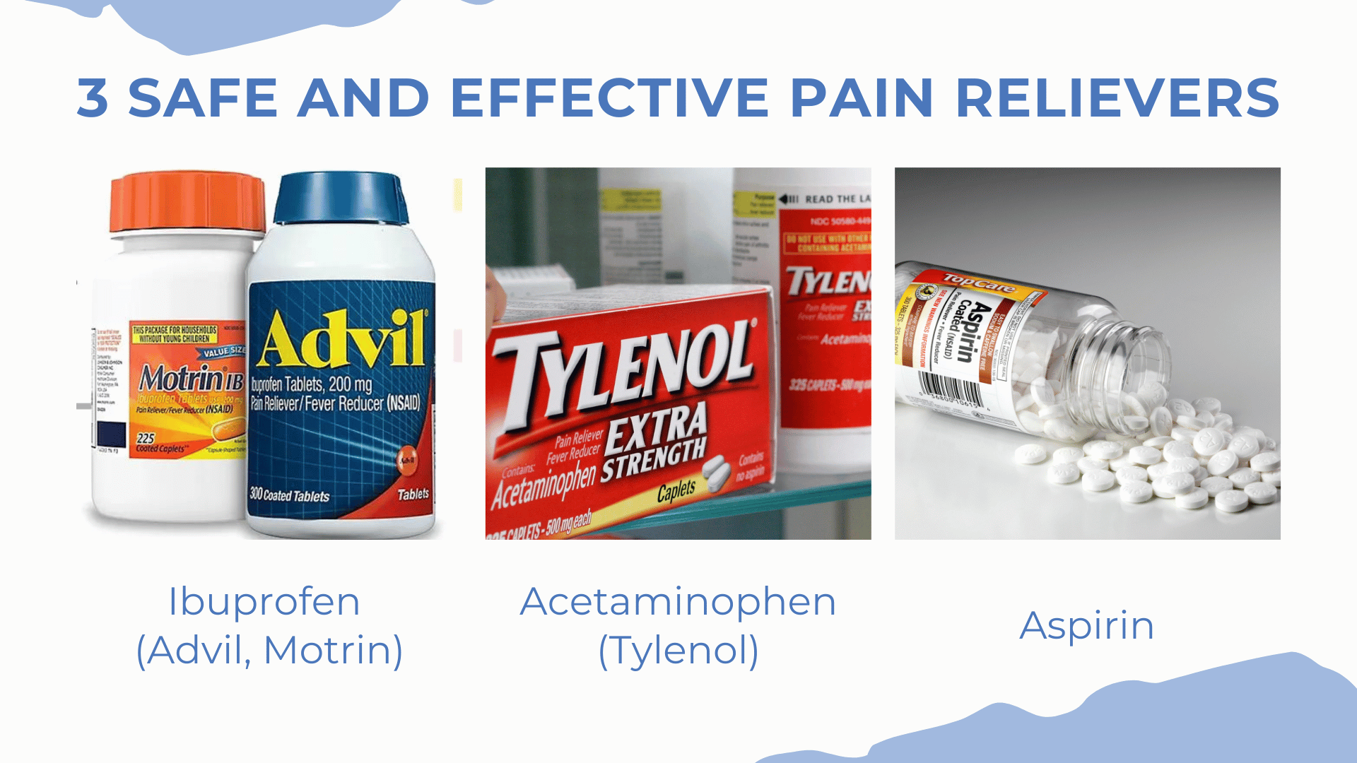 3 safe and effective pain relievers